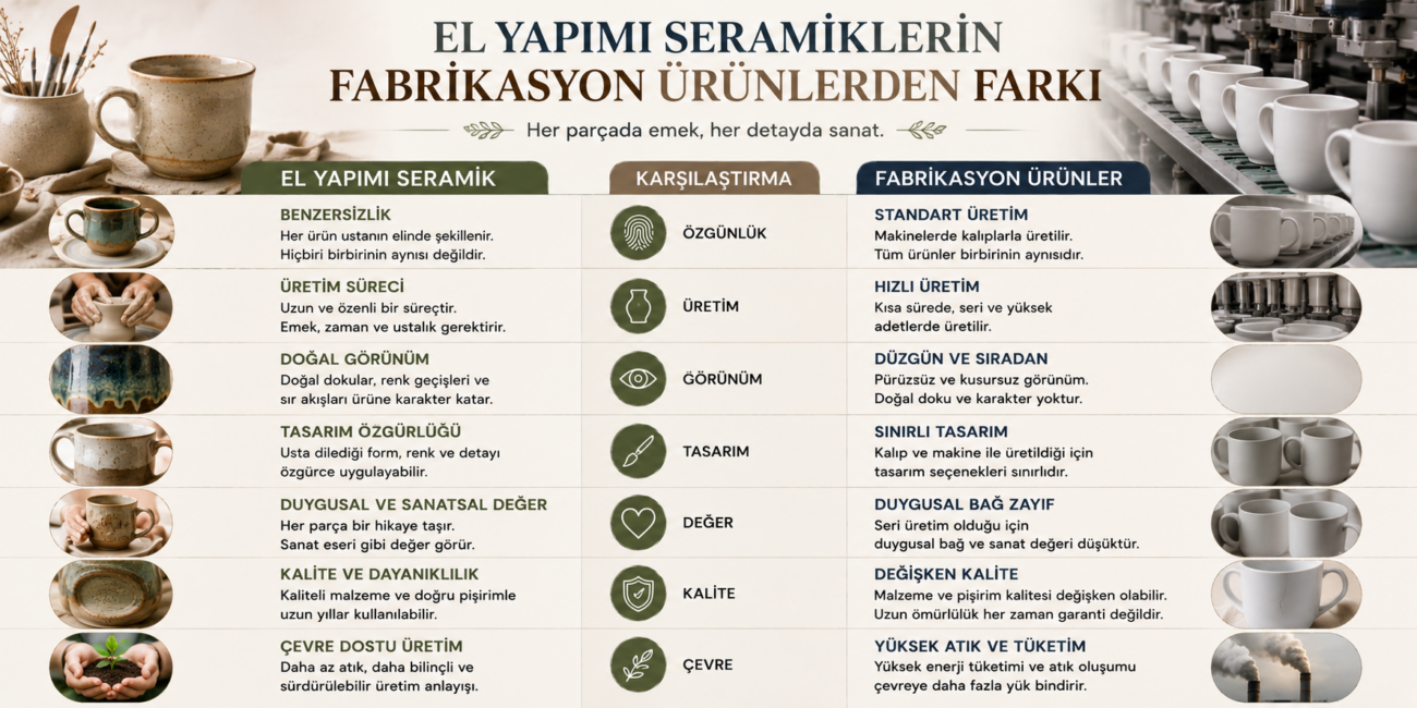 el yapımı seramik